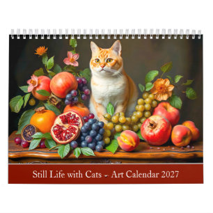 Stillleben mit Katzen – Kunstkalender 2027 Kalender