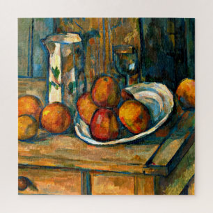 Stillleben mit Milchsaft und Obst von Cezanne Puzzle