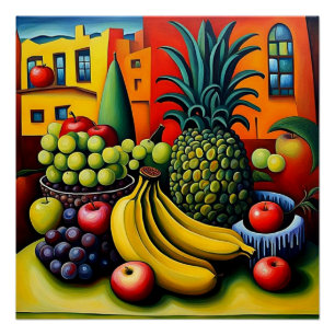 Stillleben mit Obst 10 Poster