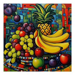Stillleben mit Obst 3 Poster