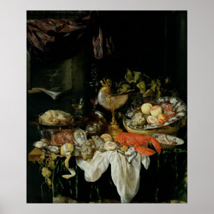 Stillleben mit Obst Poster