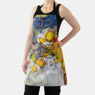 Stillleben mit Obstkorb, Paul Cezanne Schürze