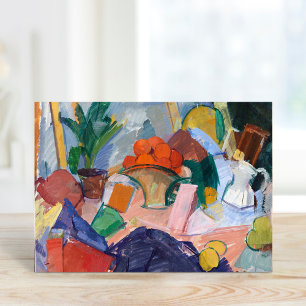 Stillleben mit Orangen in einem Korb   Edvard Weie Karte