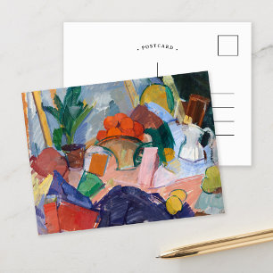 Stillleben mit Orangen in einem Korb   Edvard Weie Postkarte