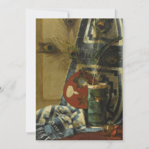 Stillleben mit Pfauenfedern