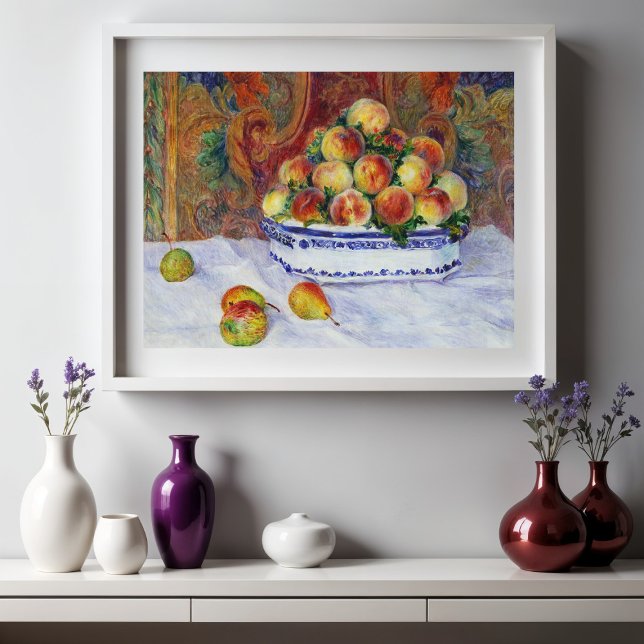 Stillleben mit Pfirsichen, Renoir Poster (Von Creator hochgeladen)