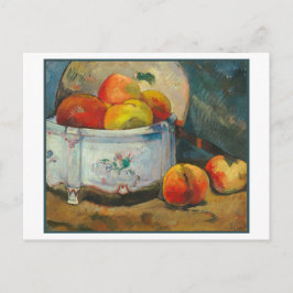 Stillleben mit Pfirsichen von Paul Gauguin Postkarte