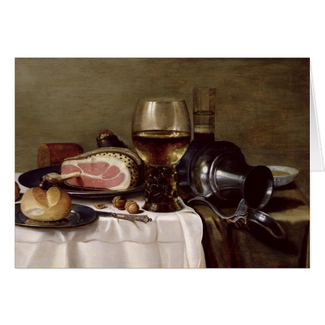 Stillleben mit Schinken 2 (Vorderseite (Horizontal))