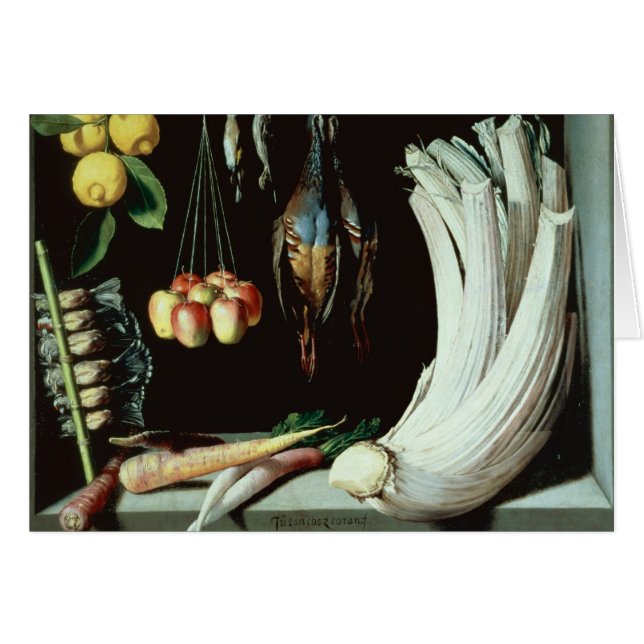 Stillleben mit toten Vögeln, Frucht und (Vorderseite (Horizontal))