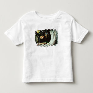 Stillleben mit toten Vögeln, Frucht und Kleinkind T-shirt