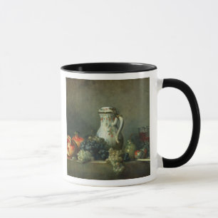 Stillleben mit Trauben und Granatäpfeln, 1763 (Ö Tasse