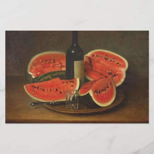 Stillleben mit Wassermelonen (von Constantin Stahi Briefpapier (Vorderseite)