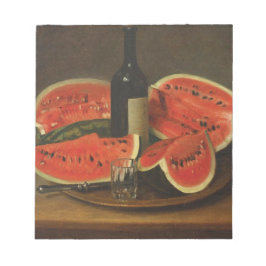 Stillleben mit Wassermelonen (von Constantin Stahi Notizblock