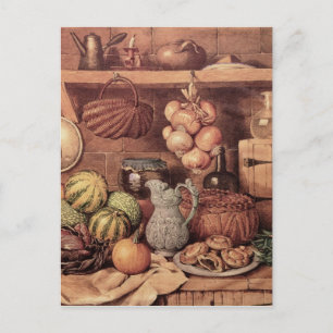 Stillleben mit Weihnachtsnahrung Feiertagspostkarte