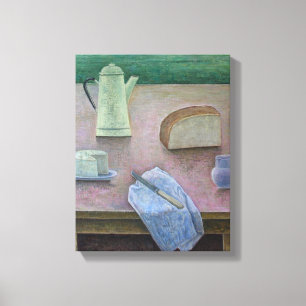 Stillleben mit Wensleydale Käse 2013 Leinwanddruck