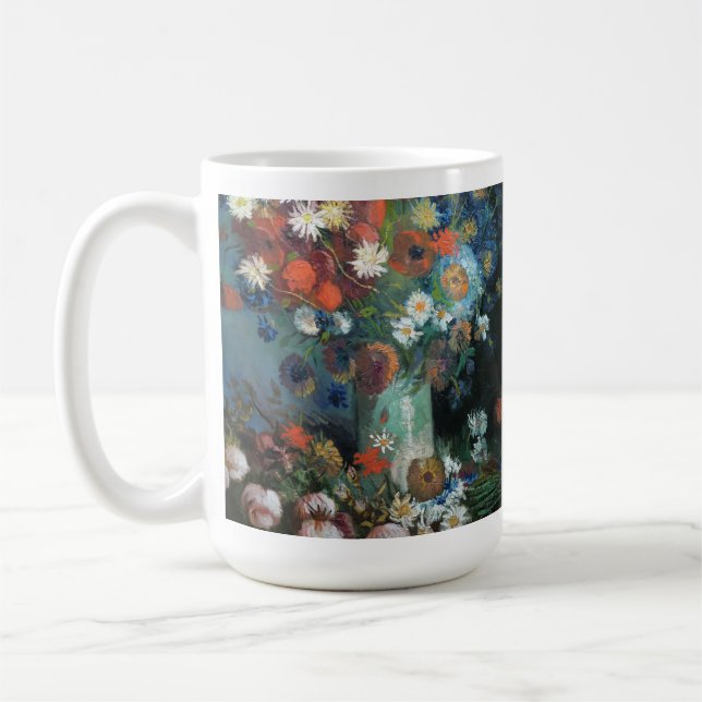 Stillleben mit Wiese-Blume | Vincent van Gogh Kaffeetasse (Links)