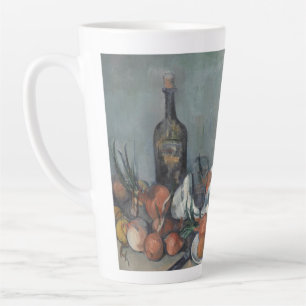 Stillleben mit Zwiebeln, Ölmalerei, Paul Cezanne Milchtasse