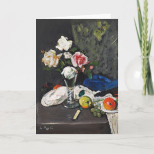 Stillleben Obst und Rose   George Leslie Hunter Karte