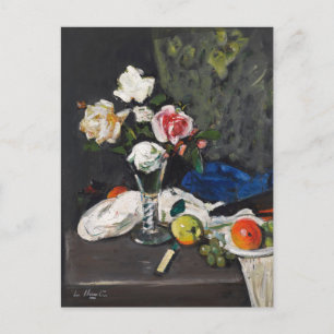 Stillleben Obst und Rose   George Leslie Hunter Postkarte