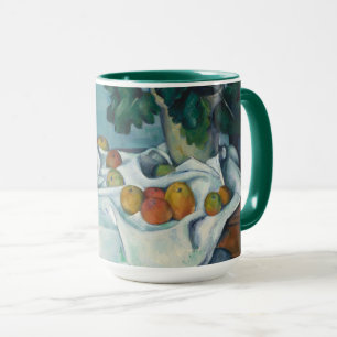 Stillleben Pauls Cezanne   mit Äpfeln und einem Tasse