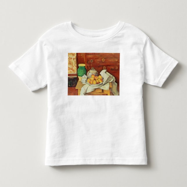 Stillleben Pauls Cezanne | mit Kommode, Kleinkind T-shirt (Vorderseite)