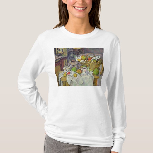Stillleben Pauls Cezanne | mit Korb, 1888-90 T-Shirt (Vorderseite)