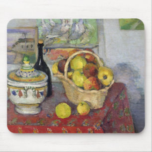 Stillleben Pauls Cezanne   mit Tureen, c.1877 Mousepad