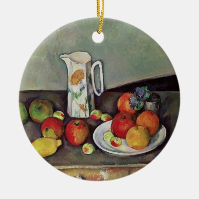 Stillleben Pauls Cezanne | Paul Cezanne | mit Keramikornament (Vorne)