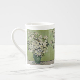 Stillleben Rosa Rosen in einer Vase von Van Gogh Prozellantasse