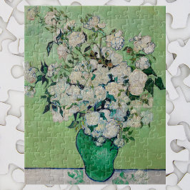 Stillleben Rose in einer Vase von Vincent van Gogh Puzzle