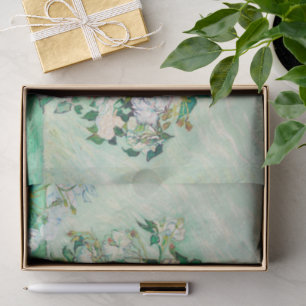 Stillleben Rose in einer Vase von Vincent van Gogh Seidenpapier