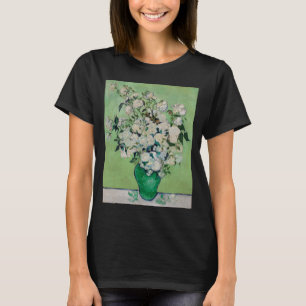 Stillleben Rose in einer Vase von Vincent van Gogh T-Shirt