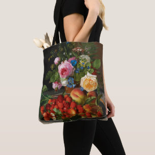 Stillleben Rosen und Erdbeeren von Otto Ottesen
