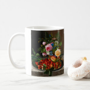 Stillleben Rosen und Erdbeeren von Otto Ottesen Kaffeetasse