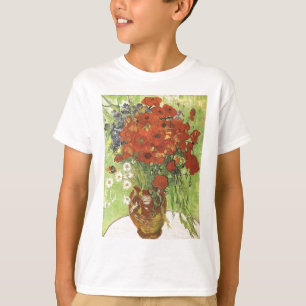Stillleben - Rote Mohnblumen und Morden T-Shirt