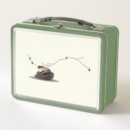 Stillleben Seezell Gedicht Küsten-Kunstkasten Metall Brotdose