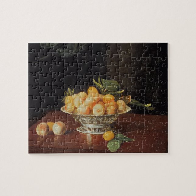 Stillleben T32176 der Pfirsiche, c.1700 Puzzle (Horizontal)