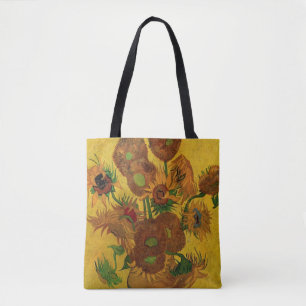 Stillleben-Vase mit 15 Sonnenblumen Vincent van Go