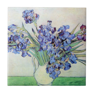 Stillleben-Vase mit Schwertlilien von Vincent van  Fliese