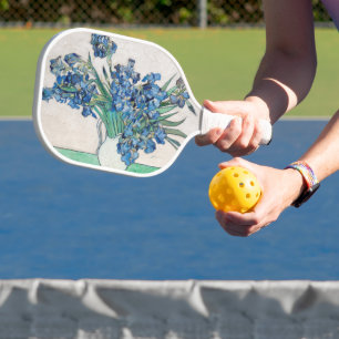 Stillleben-Vase mit Schwertlilien von Vincent van  Pickleball Schläger