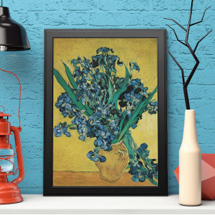 Stillleben-Vase mit Schwertlilien von Vincent van  Poster