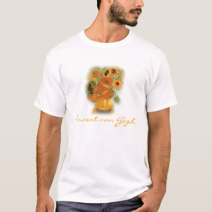 Stillleben - Vase mit zwölf Sonnenblumen, van Gogh T-Shirt