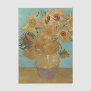 Stillleben: Vasen mit zwölf Sonnenblumen Van Gogh Seidenpapier