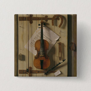 Stillleben, Violine und Musik Button