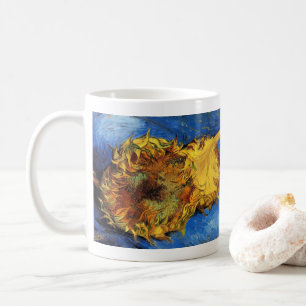 Stillleben Zwei geschnittene Sonnenblumen von Vinc Tasse