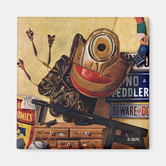 Stilllife of Boys Toys Magnet (Vorne)