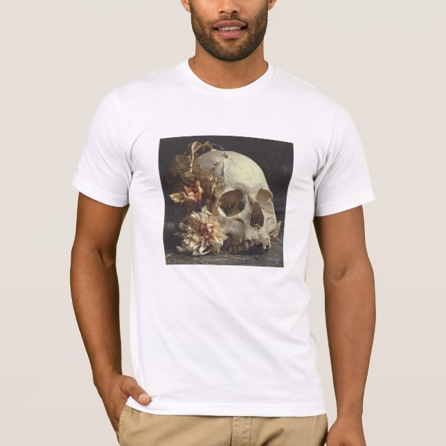 Stillness Earned – Gothic Fine Art T-Shirt (Vorderseite)
