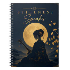 Stillness spricht | Achtsamkeits-Notizbuch  Notizblock