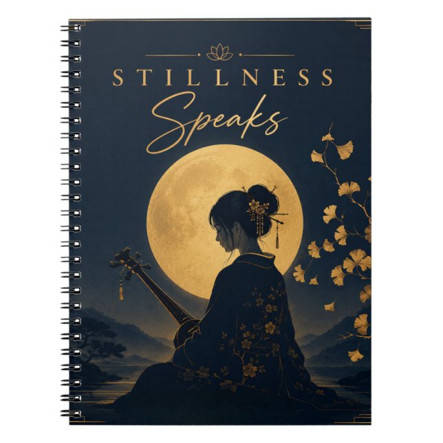 Stillness spricht | Achtsamkeits-Notizbuch  Notizblock (Vorderseite)