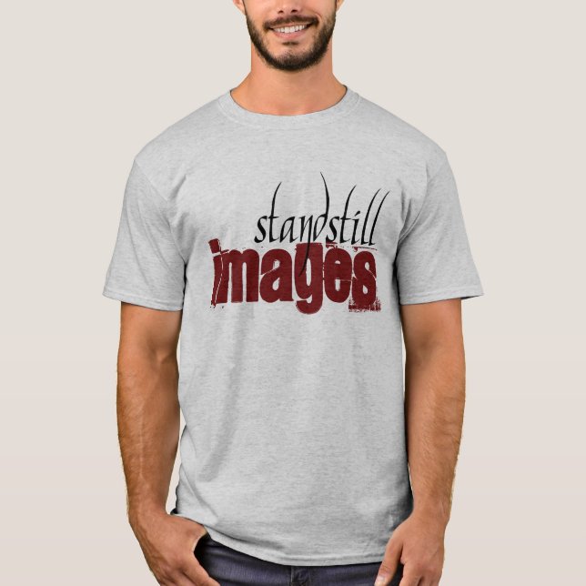 Stillstand-Bild-T - Shirt - Grau (Vorderseite)
